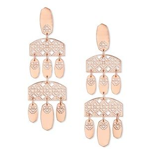 Kendra Scott Dangle statement earrings filigree